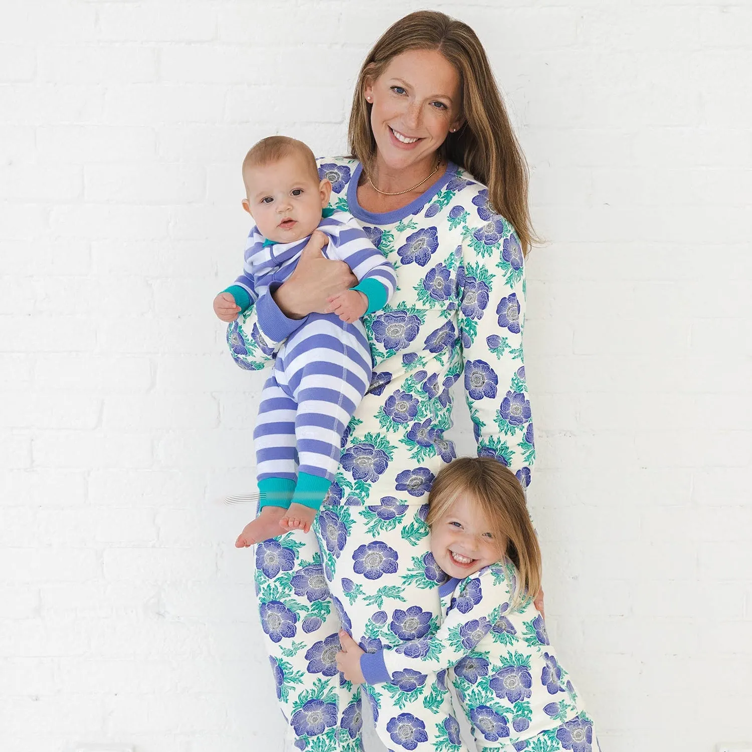 100% Organic Cotton One-piece Baby Pajamas: Stripes