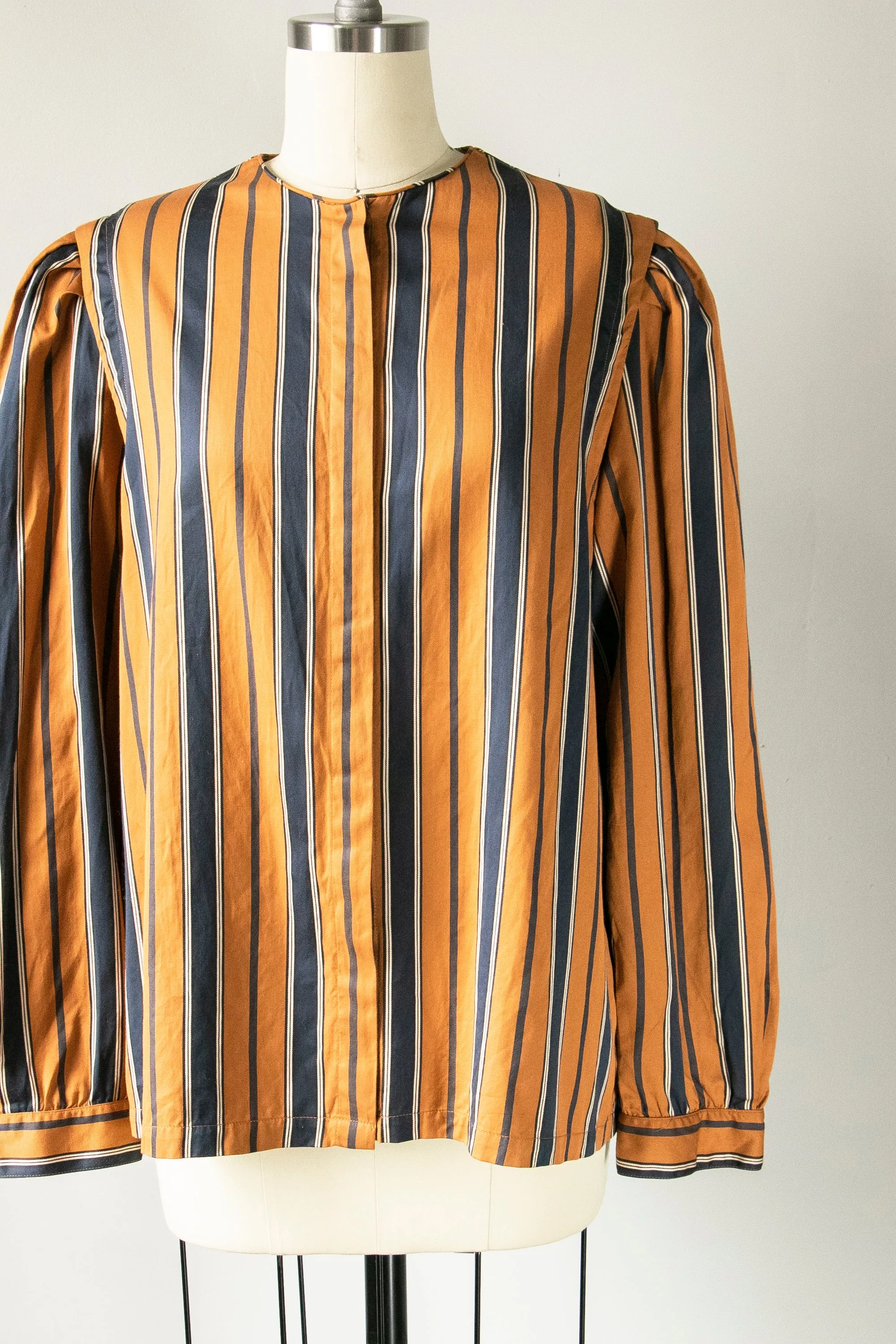 1980s Blouse Christian Dior Button Up M