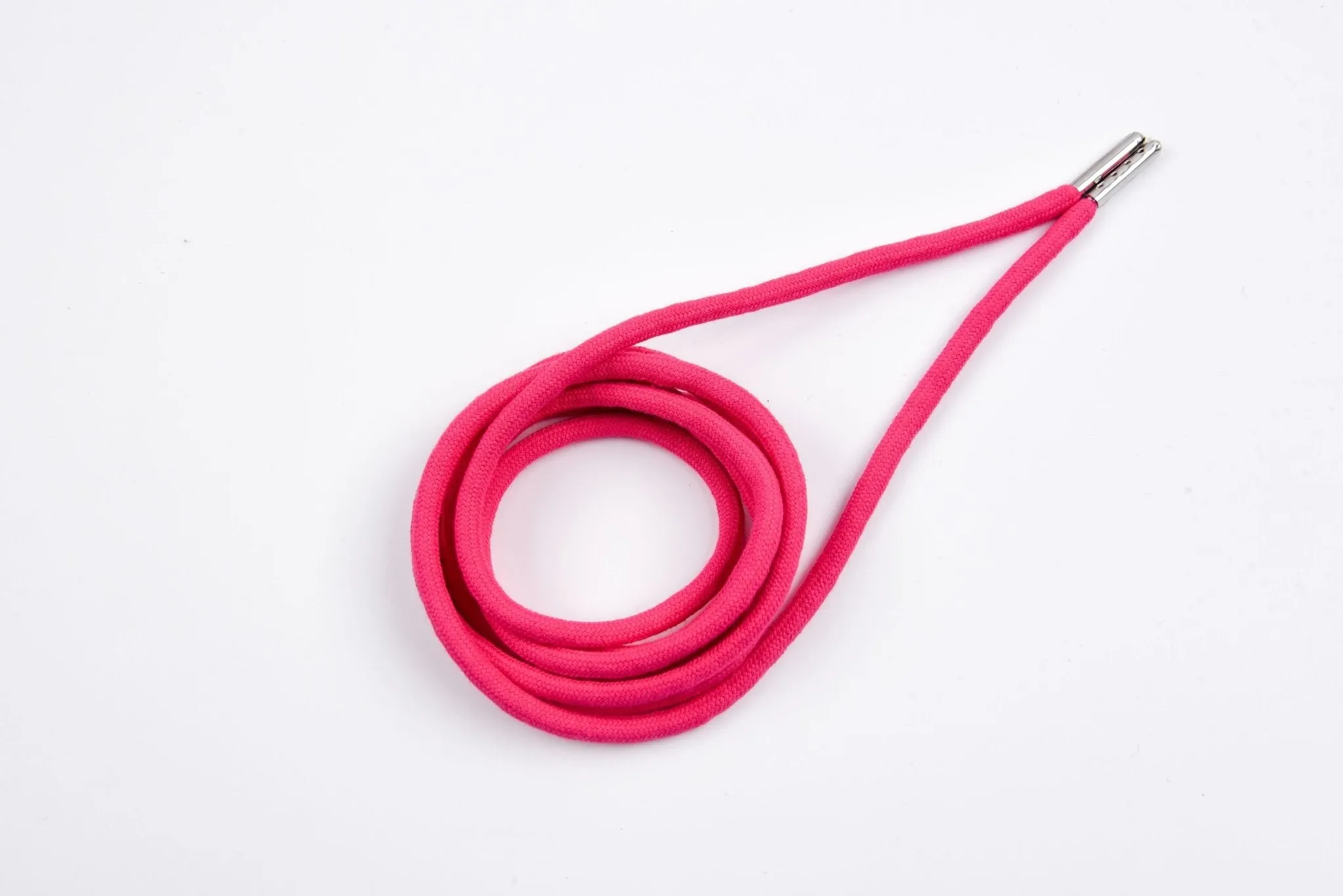 6mm 100% Cotton Drawstring With light weight Metal-  137  cm