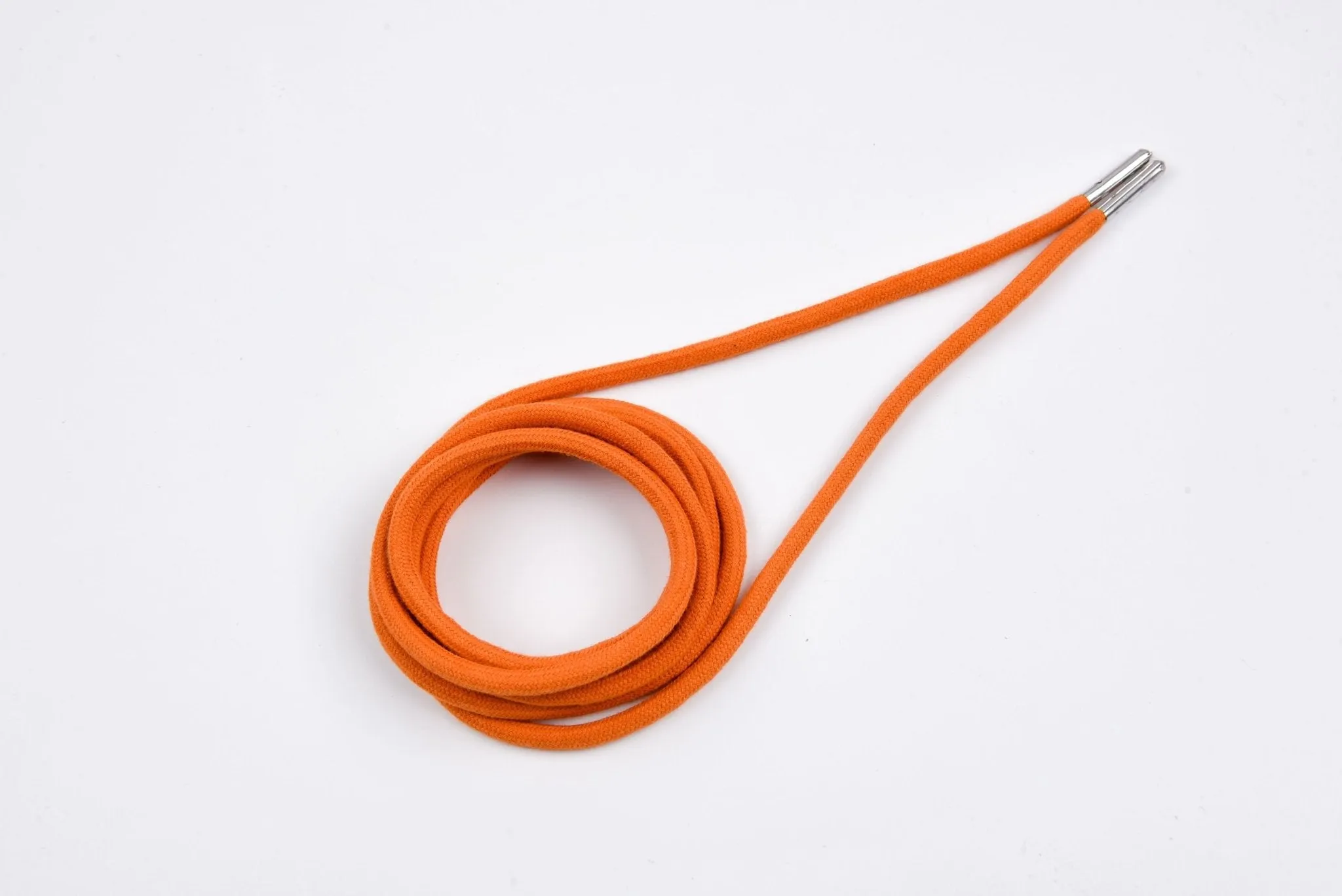 6mm 100% Cotton Drawstring With light weight Metal-  137  cm