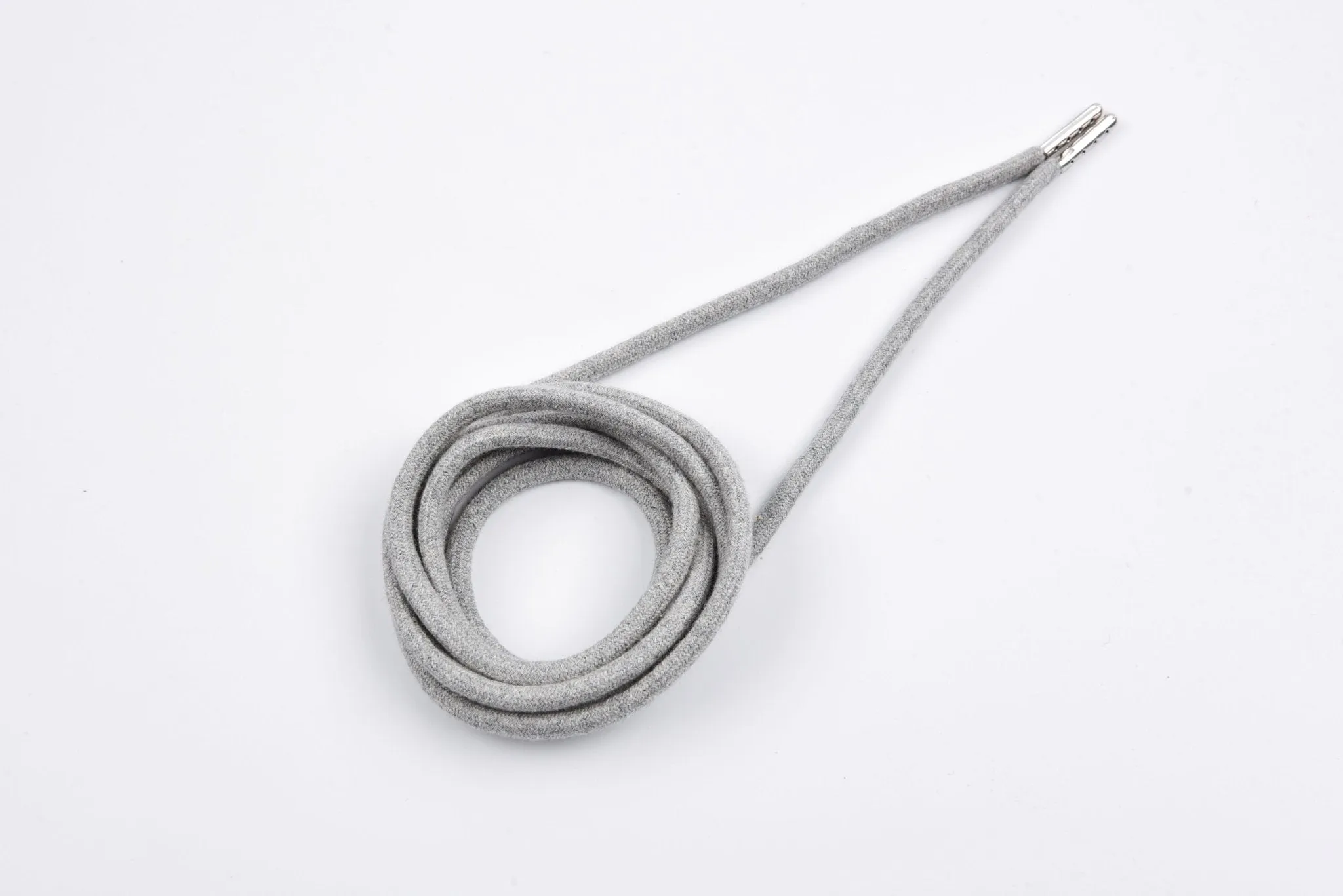 6mm 100% Cotton Drawstring With light weight Metal-  137  cm