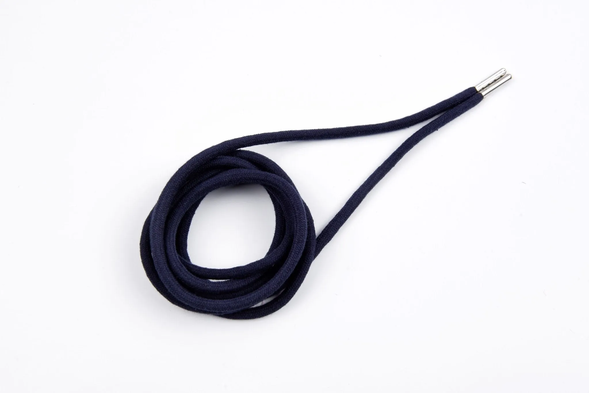 6mm 100% Cotton Drawstring With light weight Metal-  137  cm