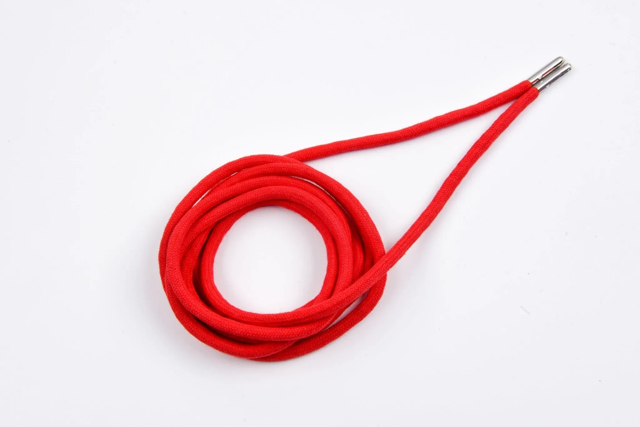 6mm 100% Cotton Drawstring With light weight Metal-  137  cm