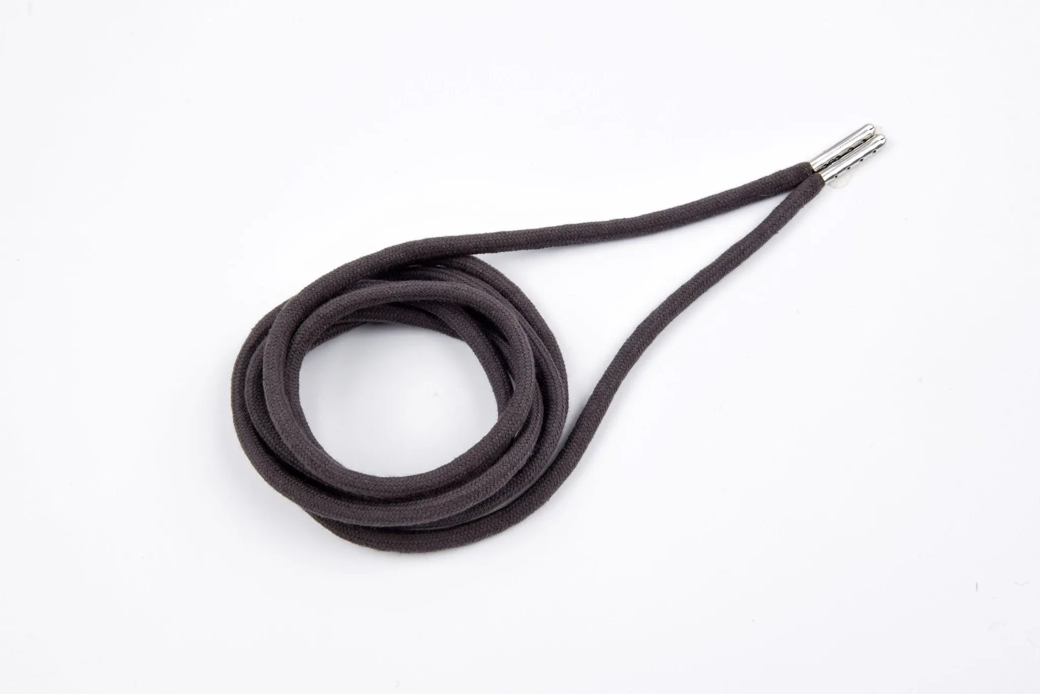 6mm 100% Cotton Drawstring With light weight Metal-  137  cm