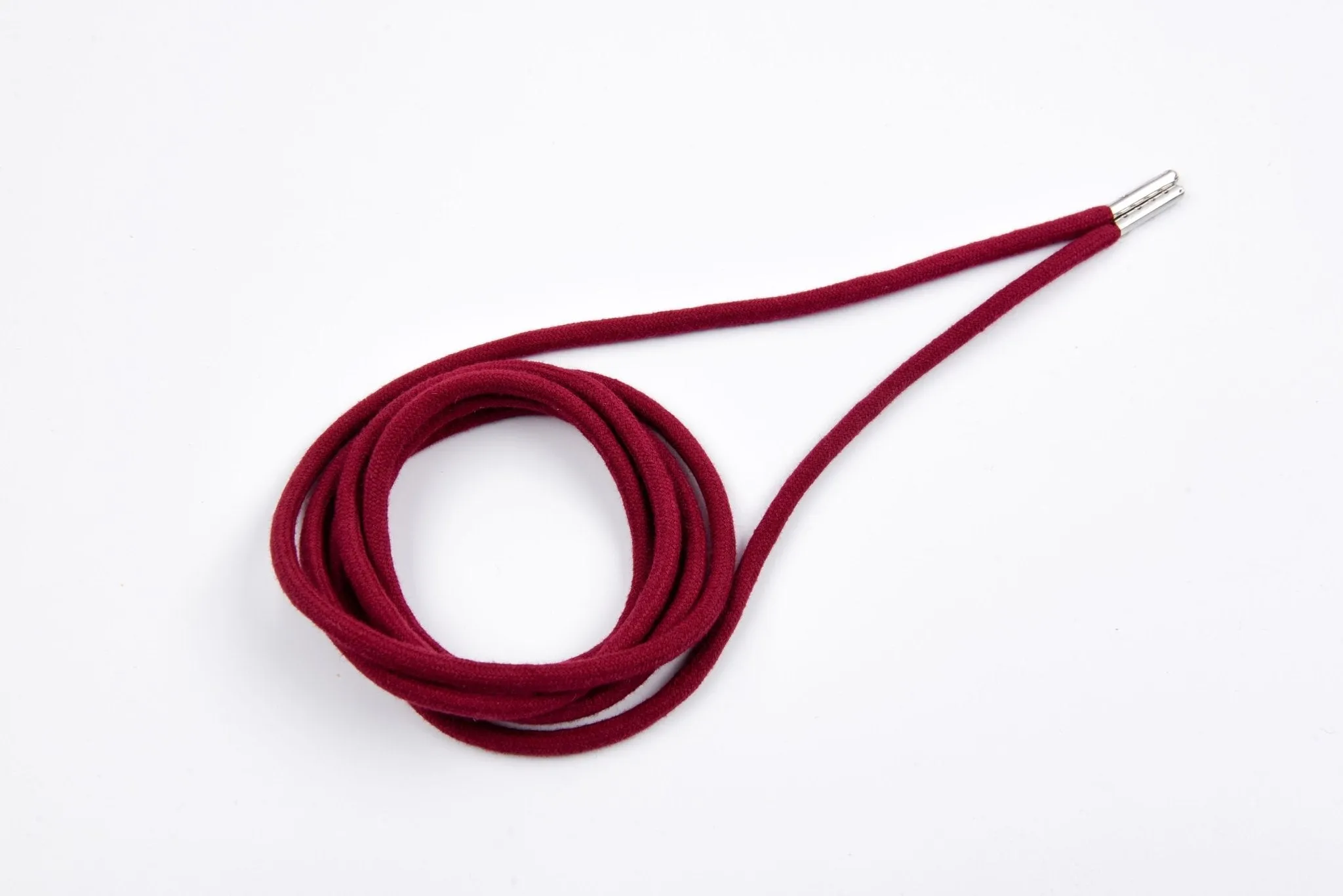 6mm 100% Cotton Drawstring With light weight Metal-  137  cm