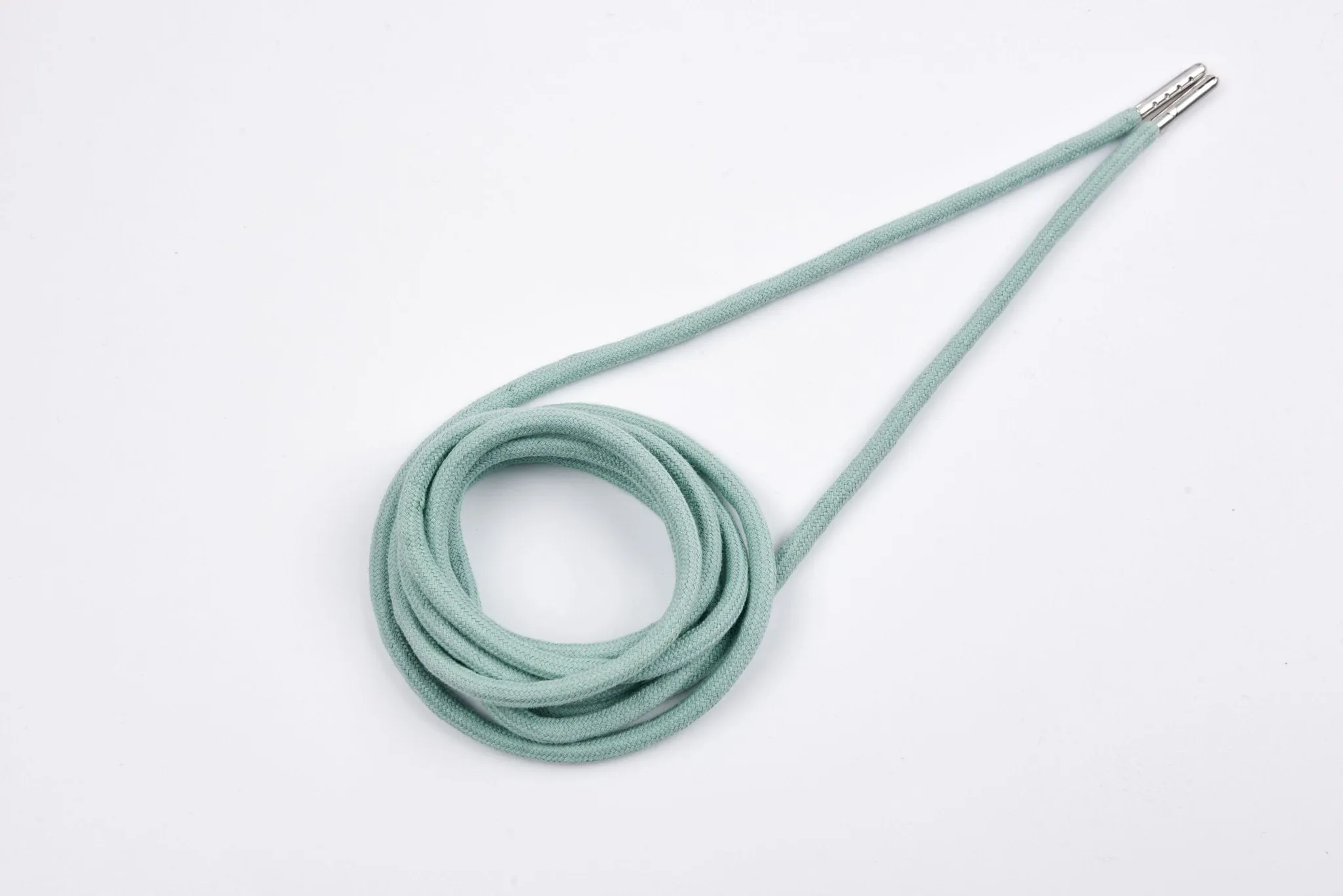 6mm 100% Cotton Drawstring With light weight Metal-  137  cm