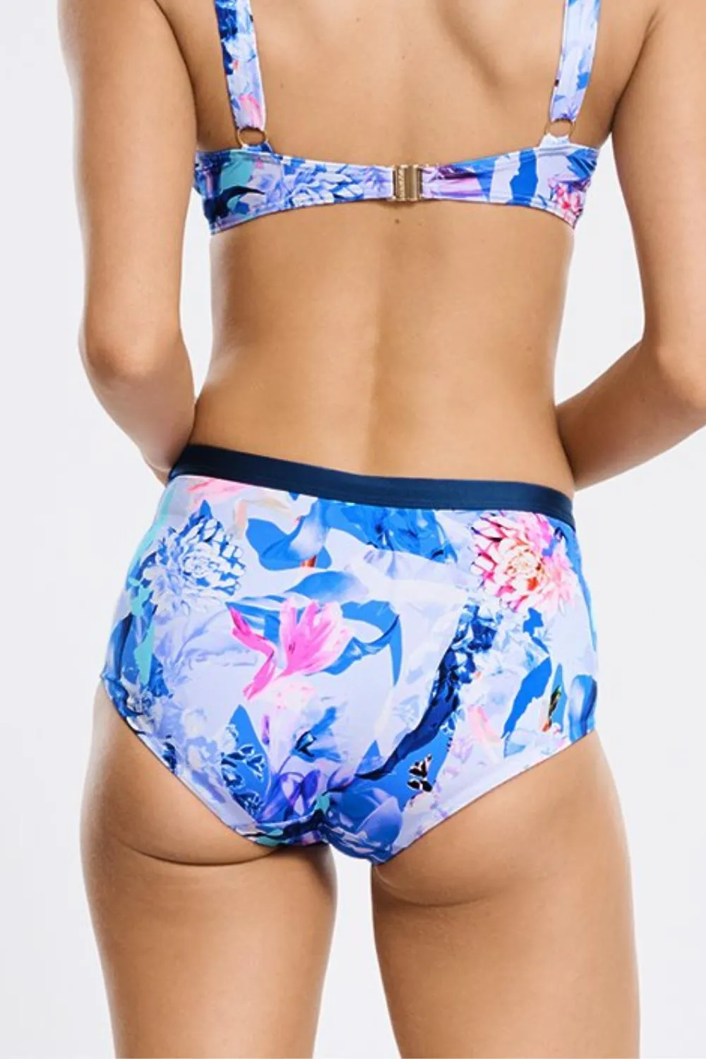 Aqua Blu Magnolia Magnolia High Waist Swim Bottom A9045MA