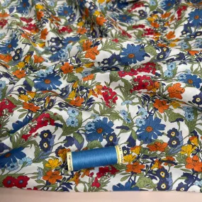 Autumn Wildflower Cotton Lawn Fabric