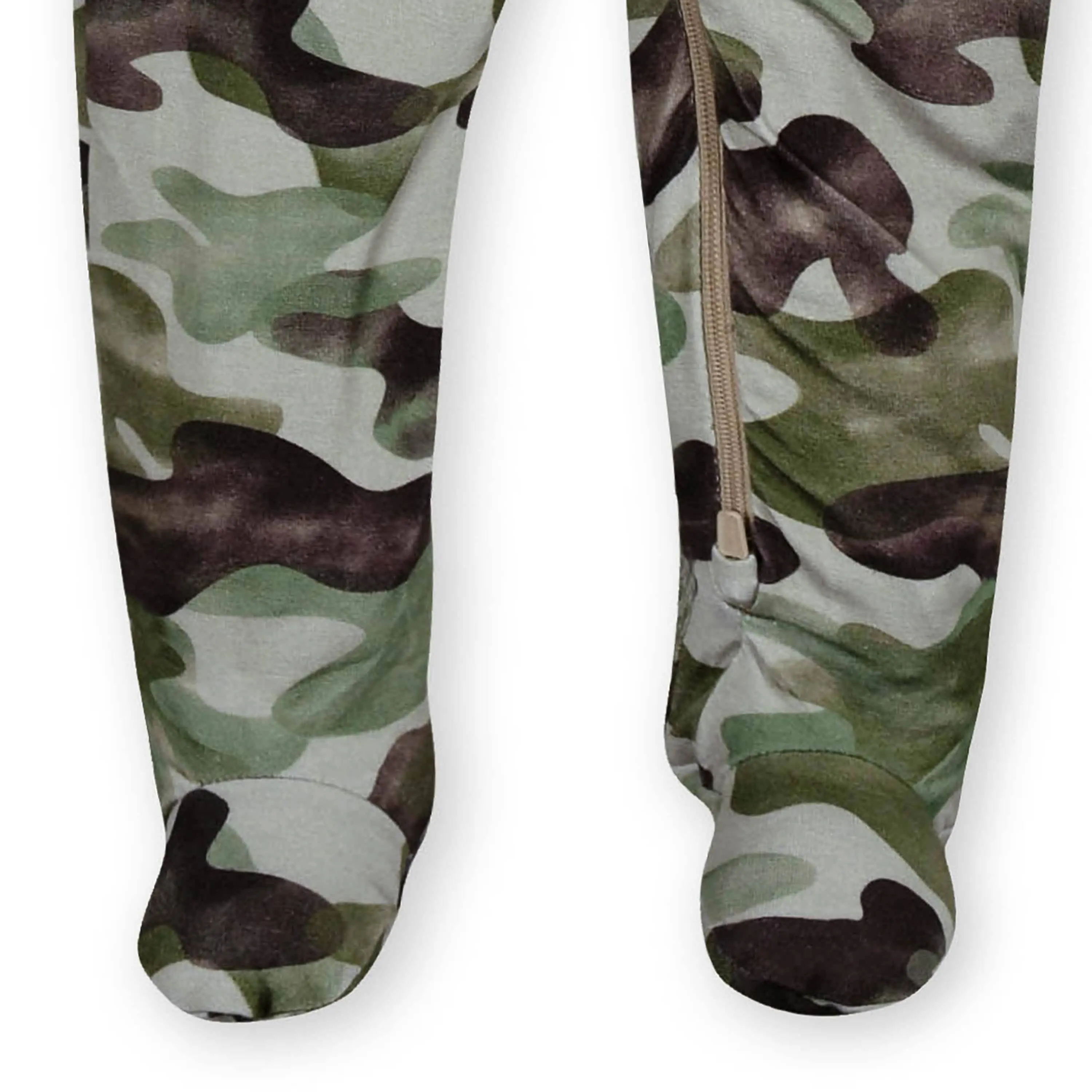 Baby & Toddler Hide & Seek Camo Buttery Soft Viscose Made from Eucalyptus Snug Fit Footed Pajamas