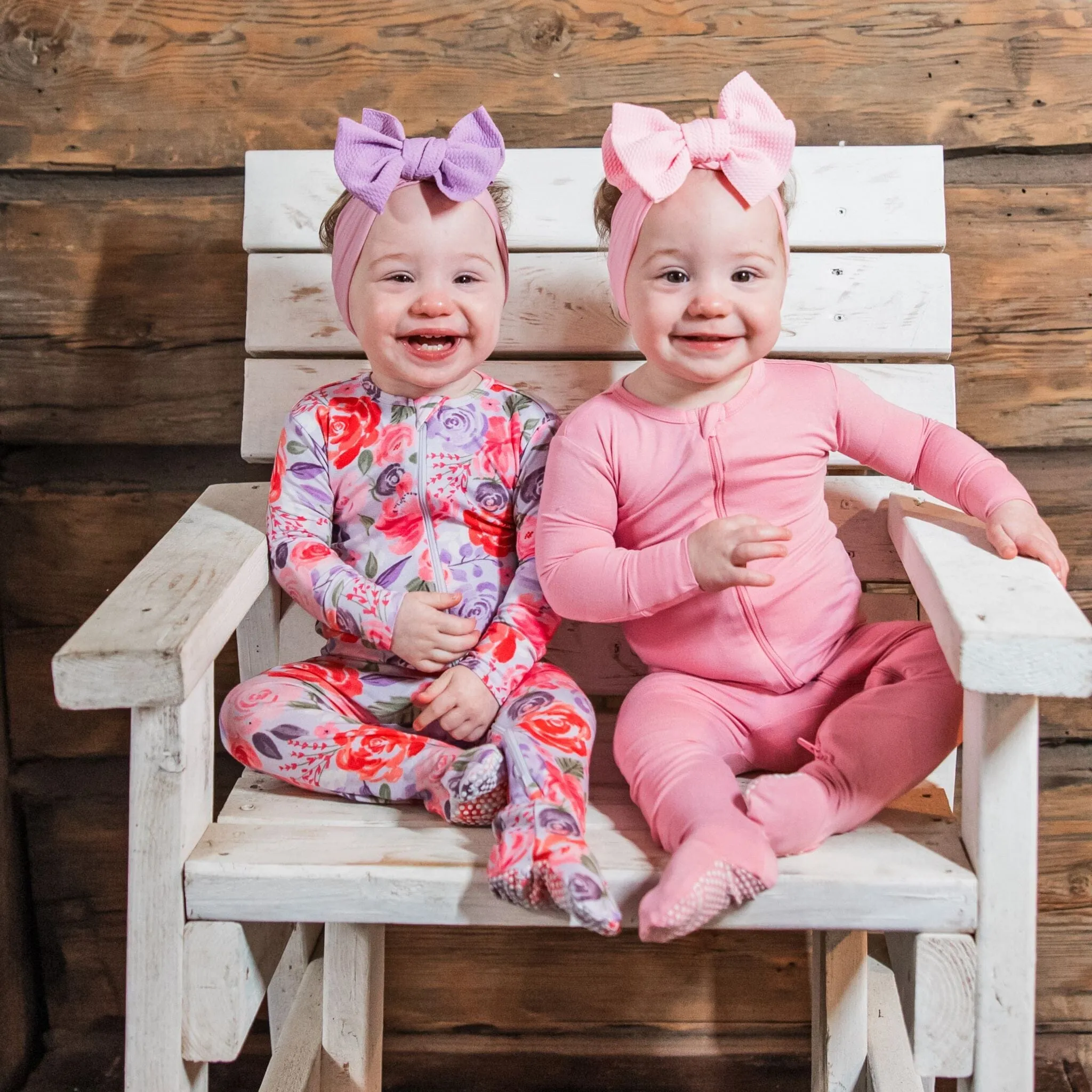 Baby & Toddler Pink Lemonade Buttery Soft Viscose Made from Eucalyptus Snug Fit Footed Pajamas