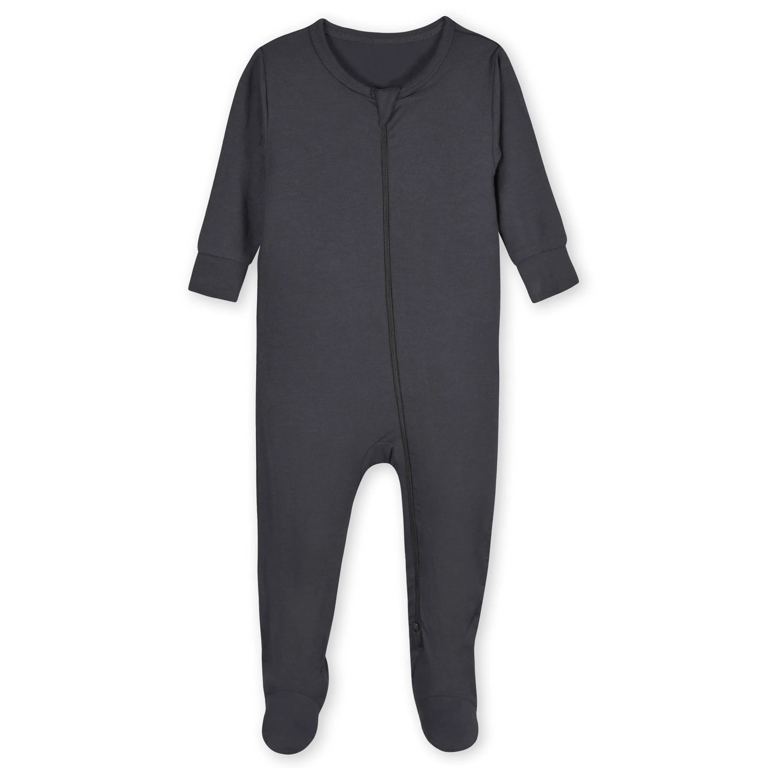 Baby & Toddler Shadow Buttery Soft Viscose Made from Eucalyptus Snug Fit Footed Pajamas