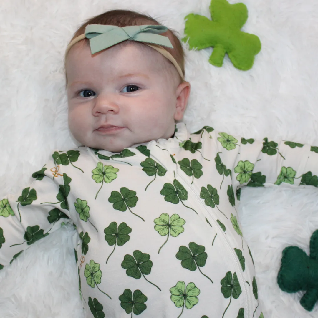 Baby Bamboo Romper - Shamrock Sweetness