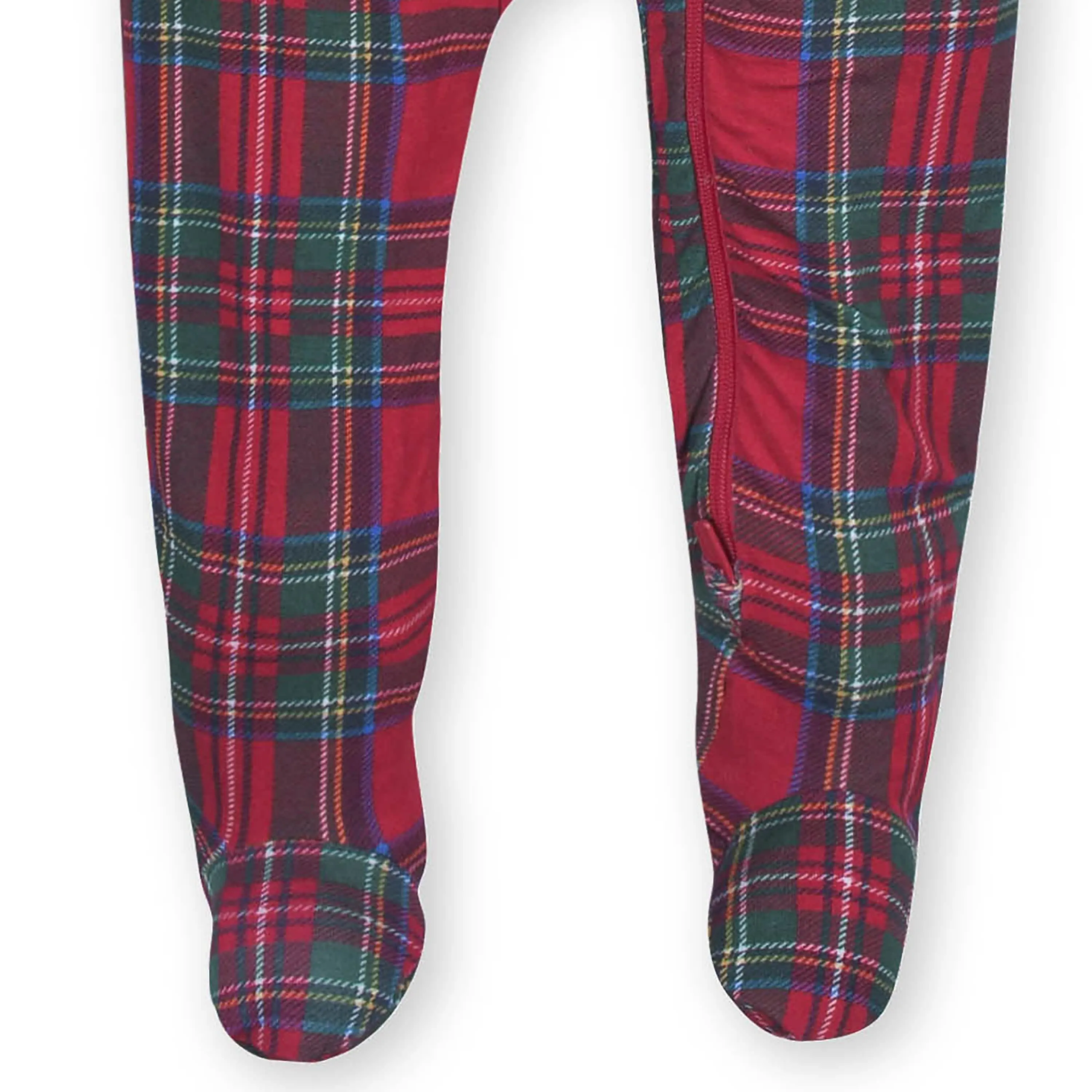 Baby Plaid About You Buttery Soft Viscose Made from Eucalyptus Snug Fit Footed Holiday Pajamas