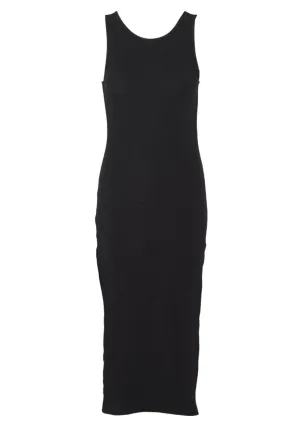 Basic Apparel - Ludmilla Openback Dress - 001 Black