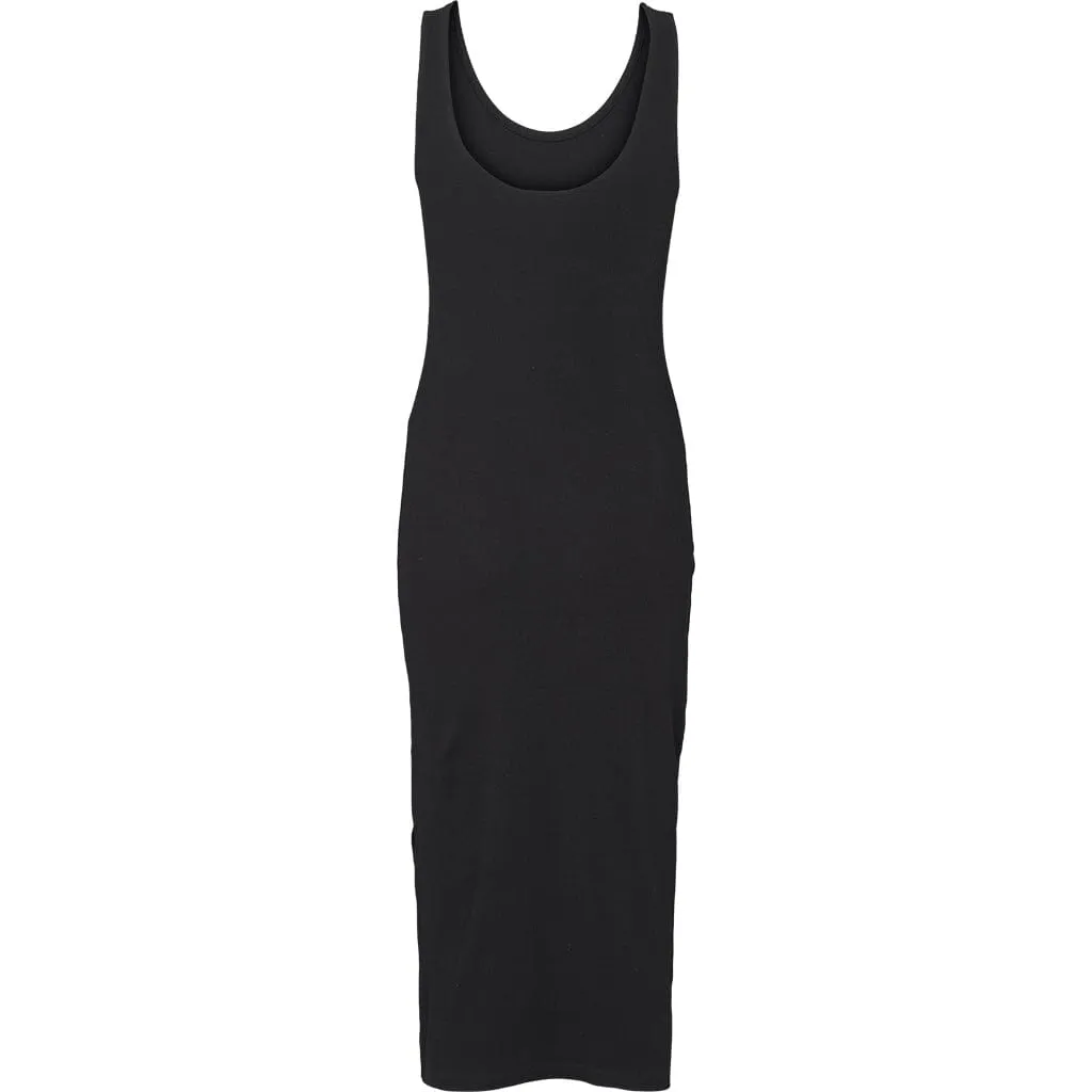 Basic Apparel - Ludmilla Openback Dress - 001 Black