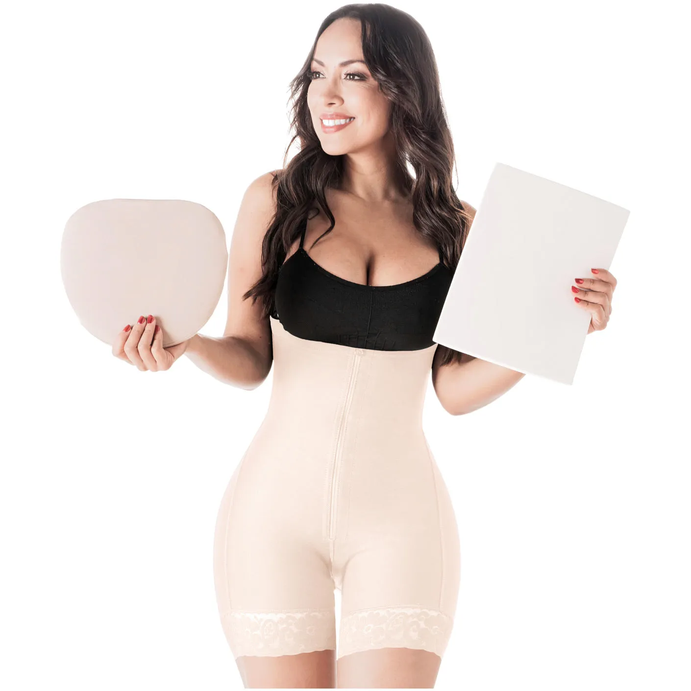 Be Shapy | Salome 0215 Women Butt Lifter Colombian Fajas for Dress   Tummy Board | Postpartum and Daily Use Shapewear