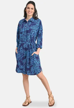 Bella Floral Shirt Dress