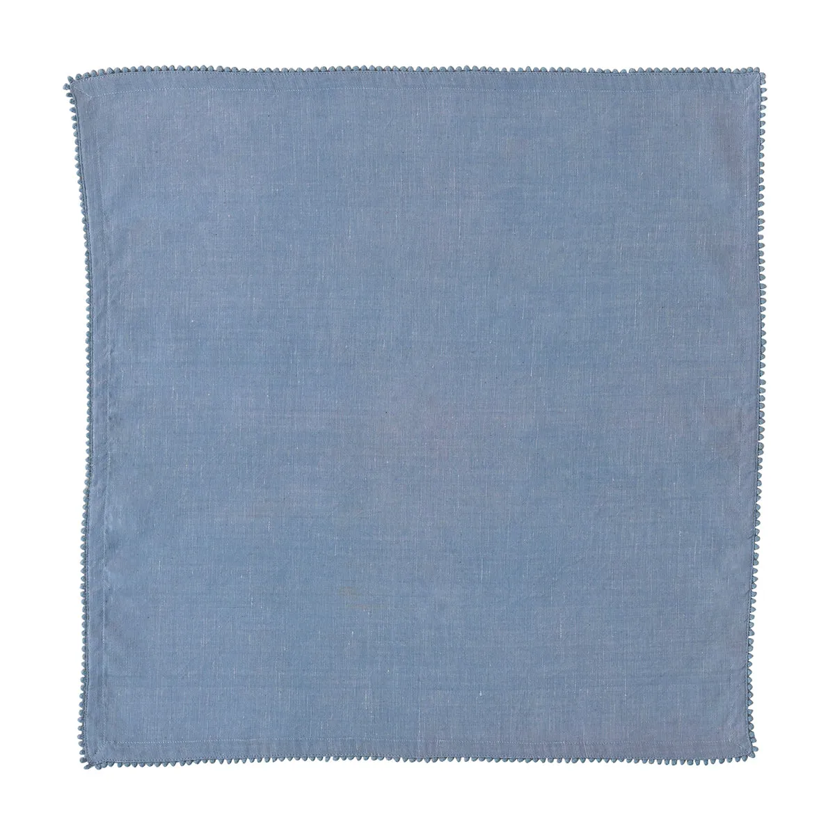 Berry Trim Napkin - Chambray