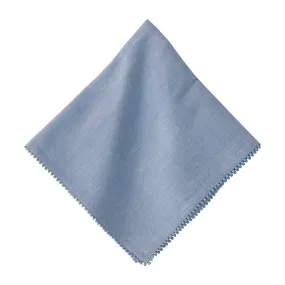 Berry Trim Napkin - Chambray