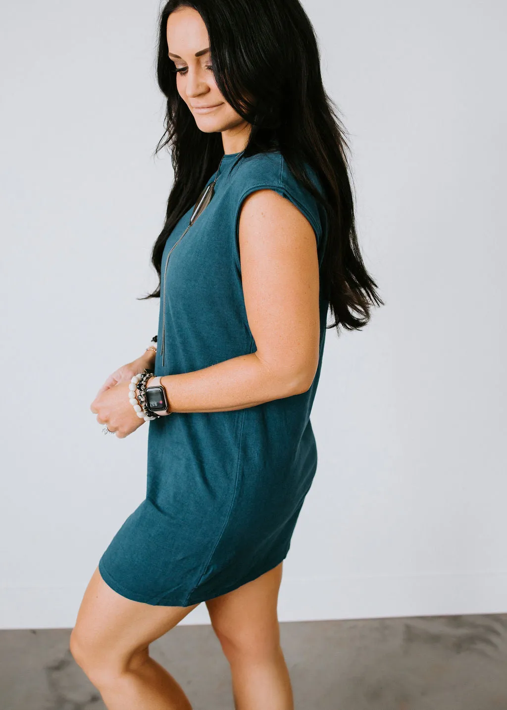 Bethany Sleeveless Tee Dress