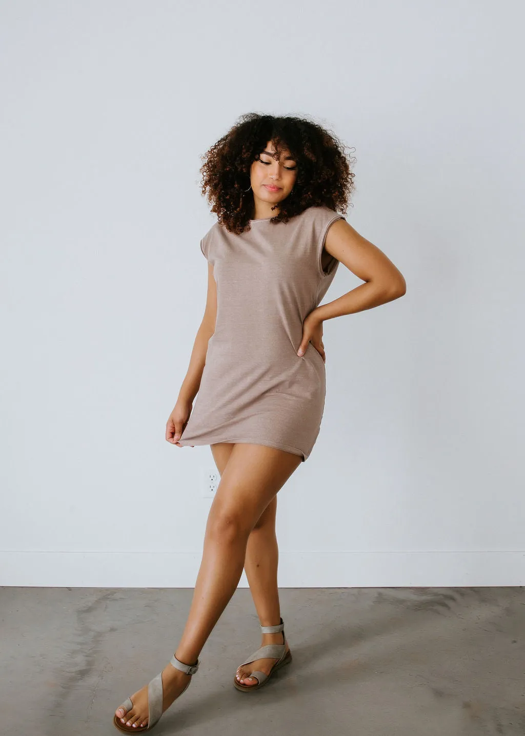 Bethany Sleeveless Tee Dress