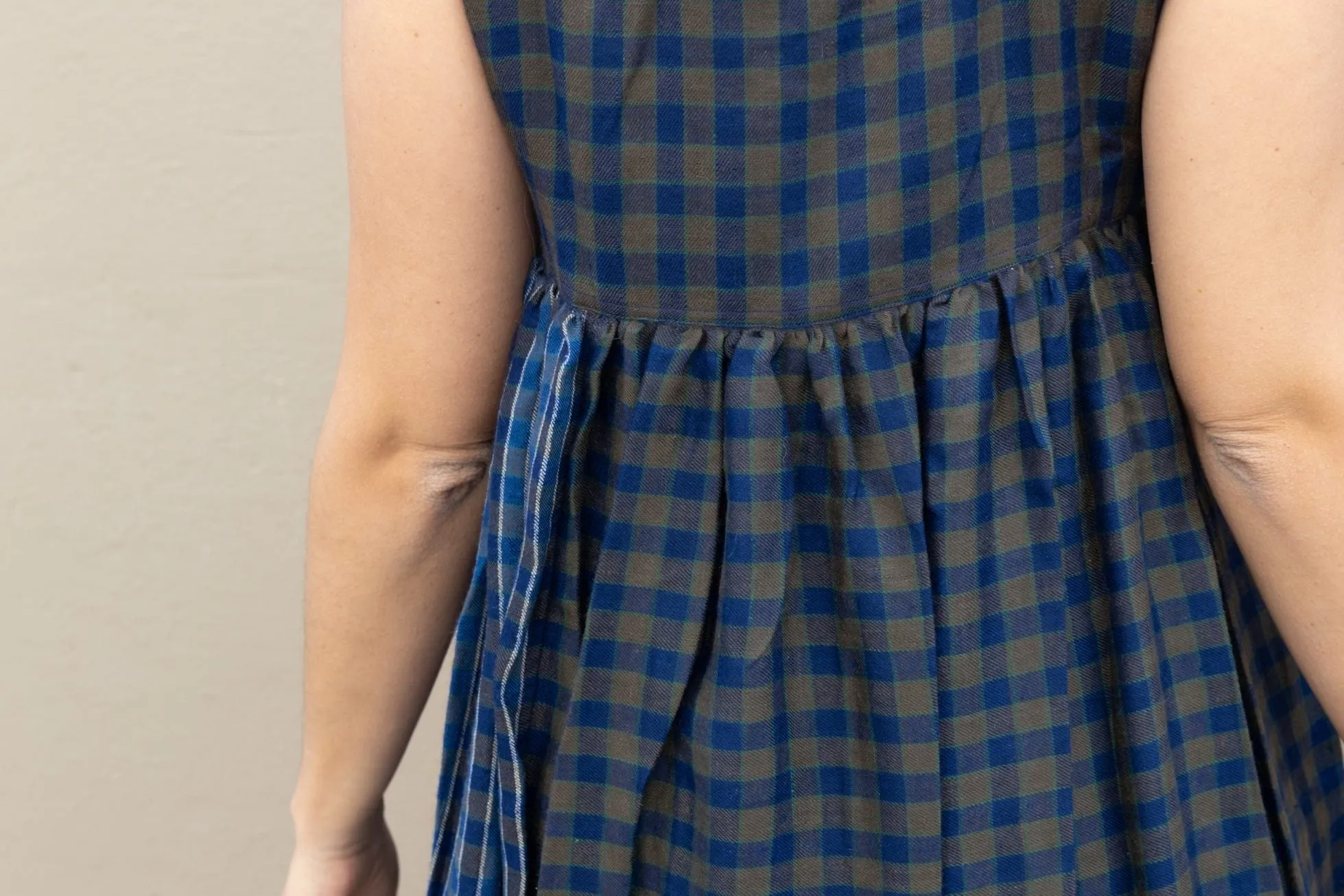 Blue Checks Dress