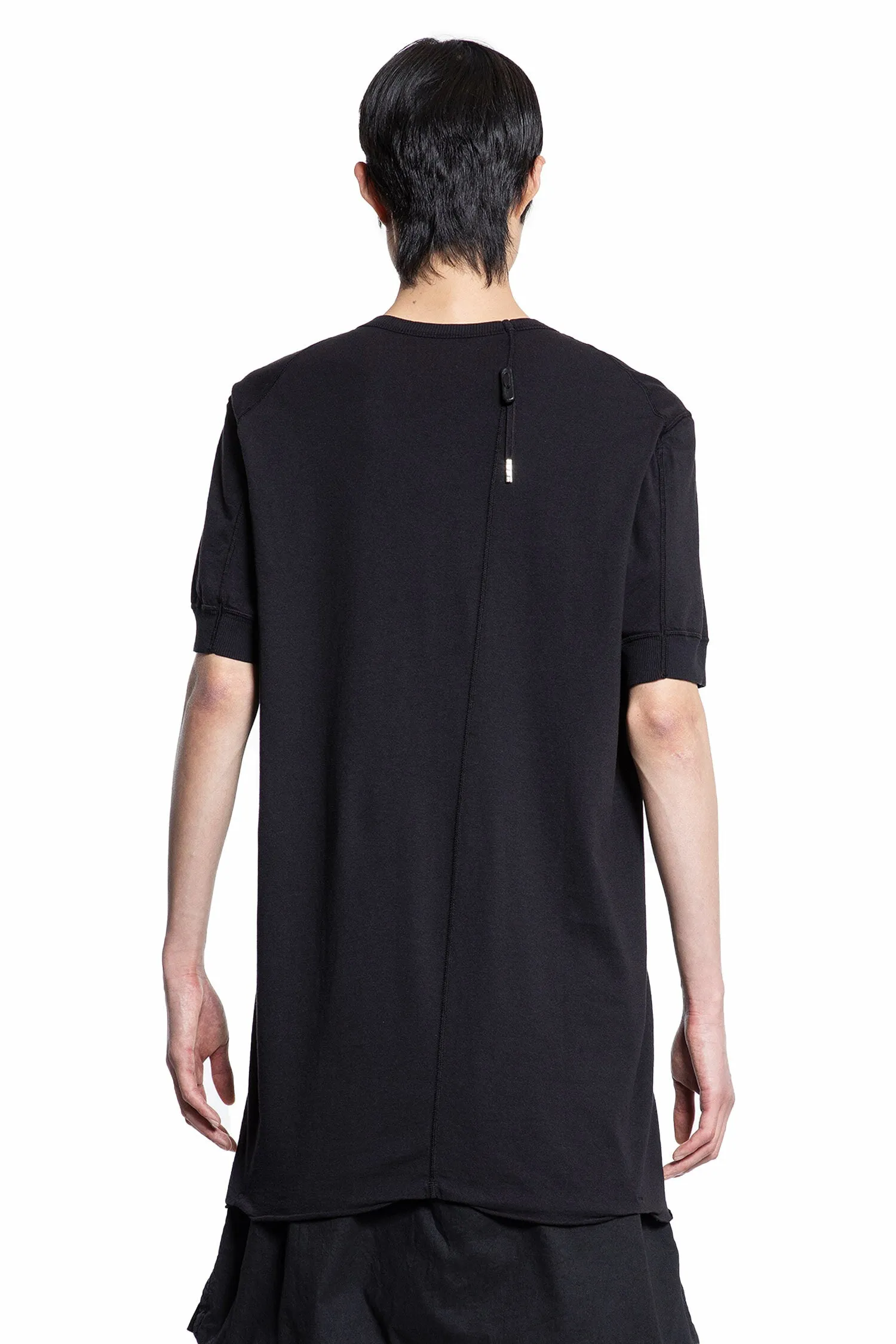 BORIS BIDJAN SABERI MAN BLACK T-SHIRTS & TANK TOPS