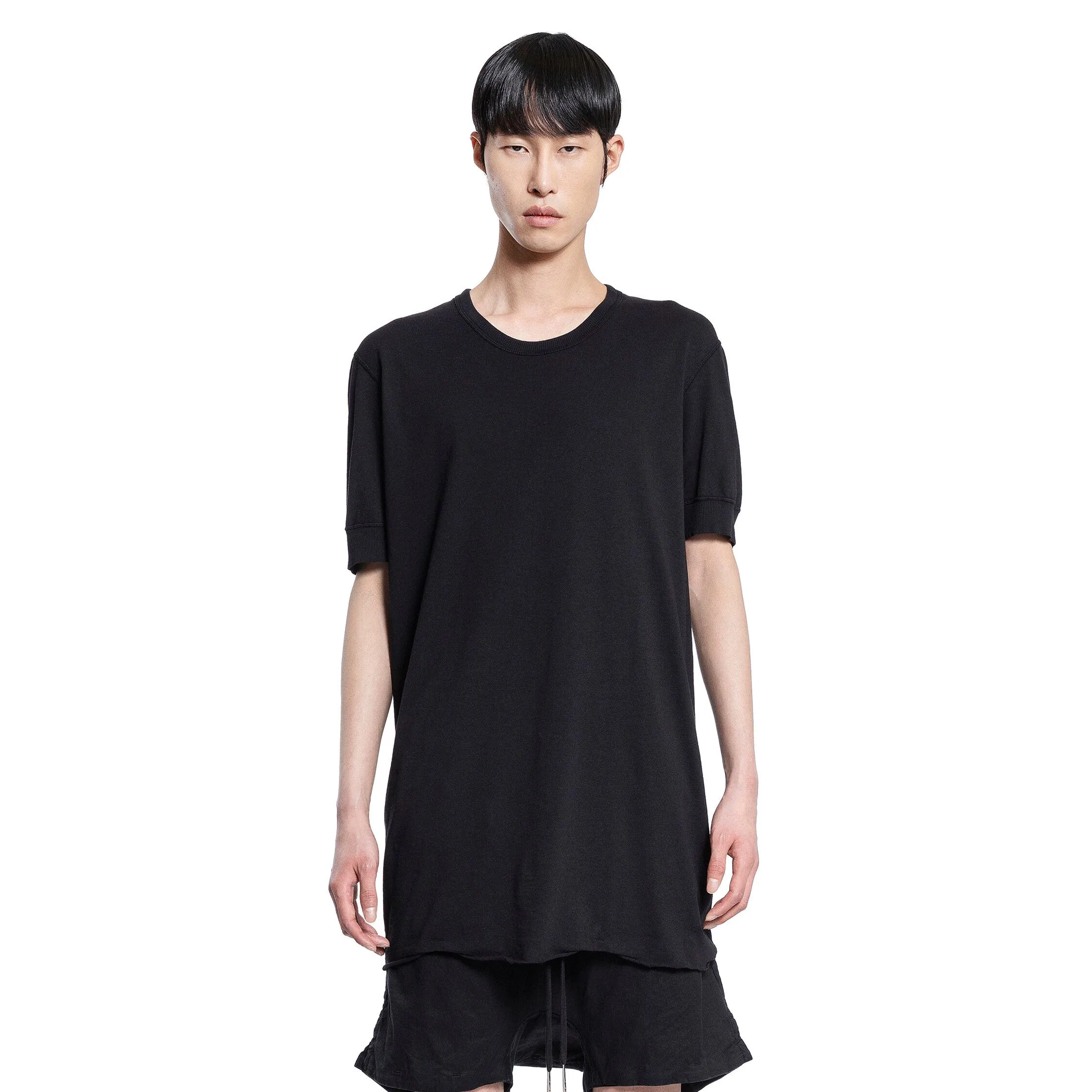 BORIS BIDJAN SABERI MAN BLACK T-SHIRTS & TANK TOPS