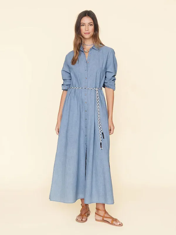 Bowen Dress in Dusty Blue