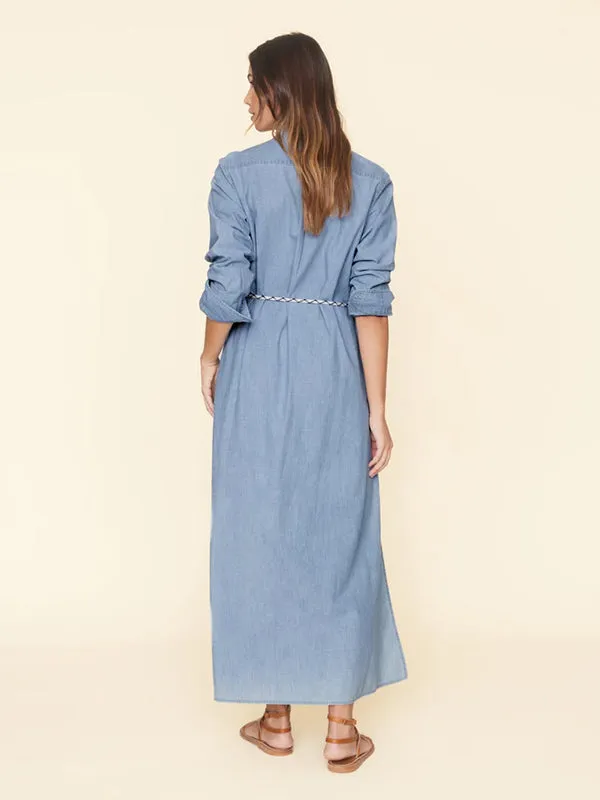 Bowen Dress in Dusty Blue