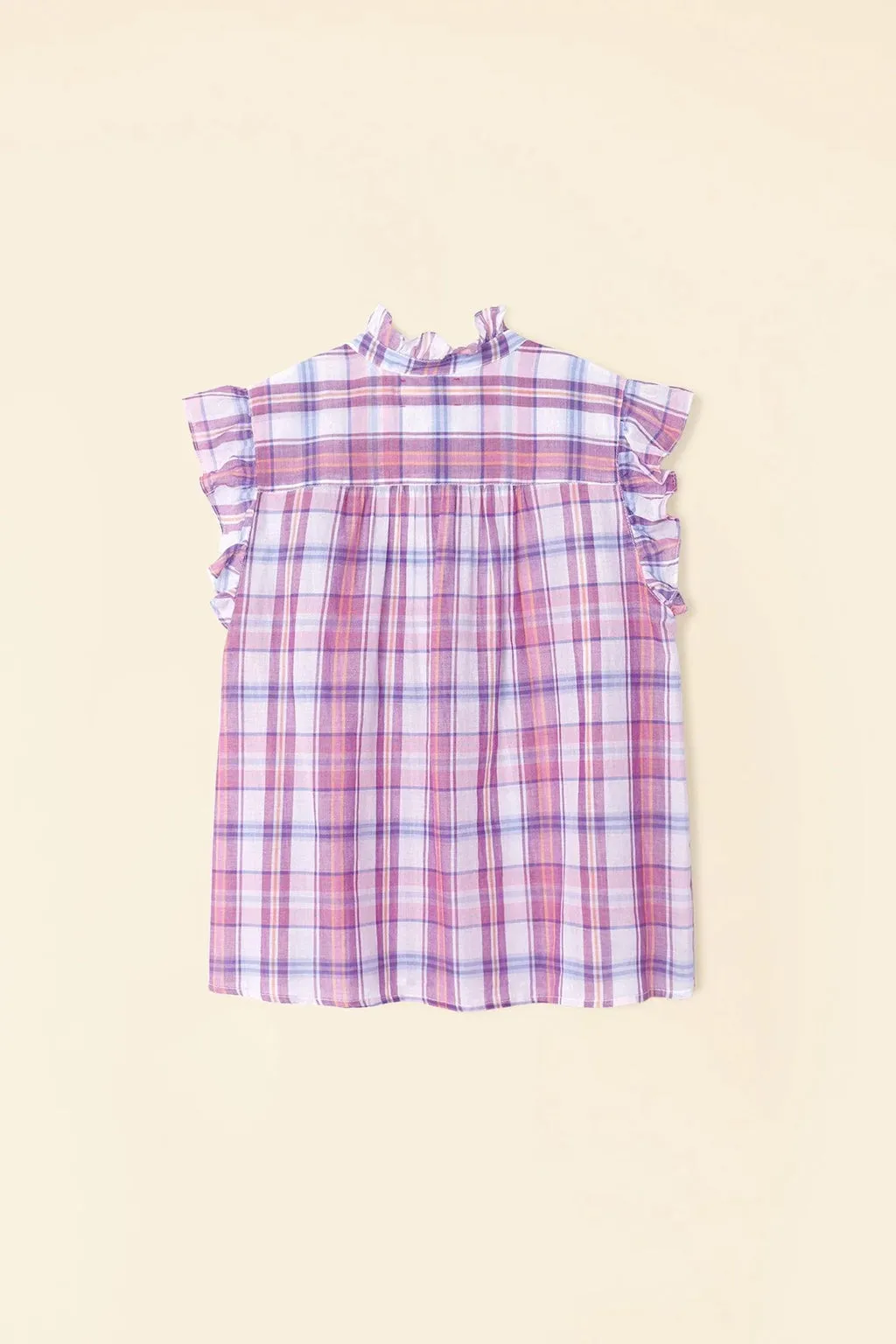 BRENNA PLAID TOP