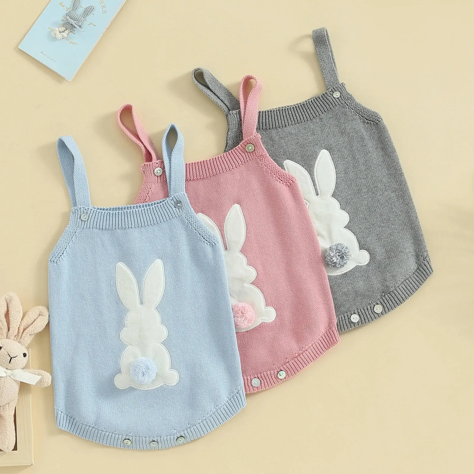 BUNNY Knitted Romper