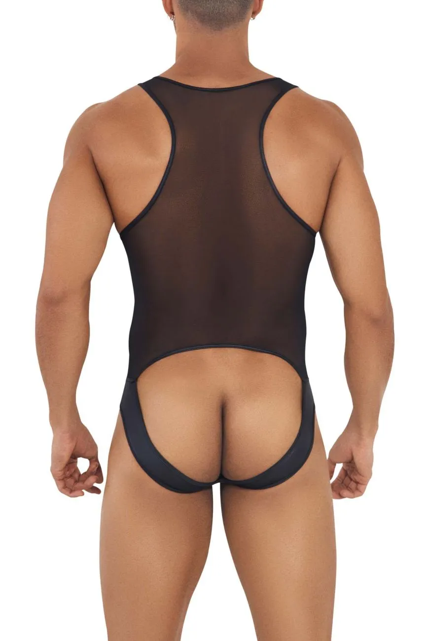 CandyMan 99716 Work-N-Out Bodysuit Black