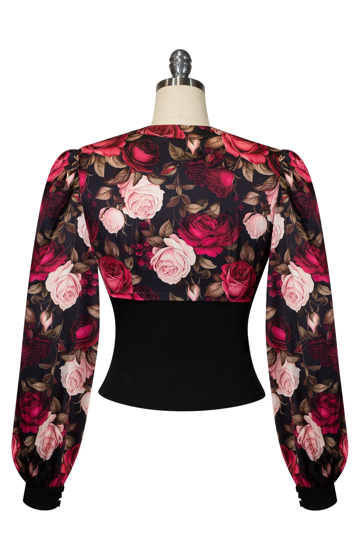 Capone Frill Front Blouse (Print)