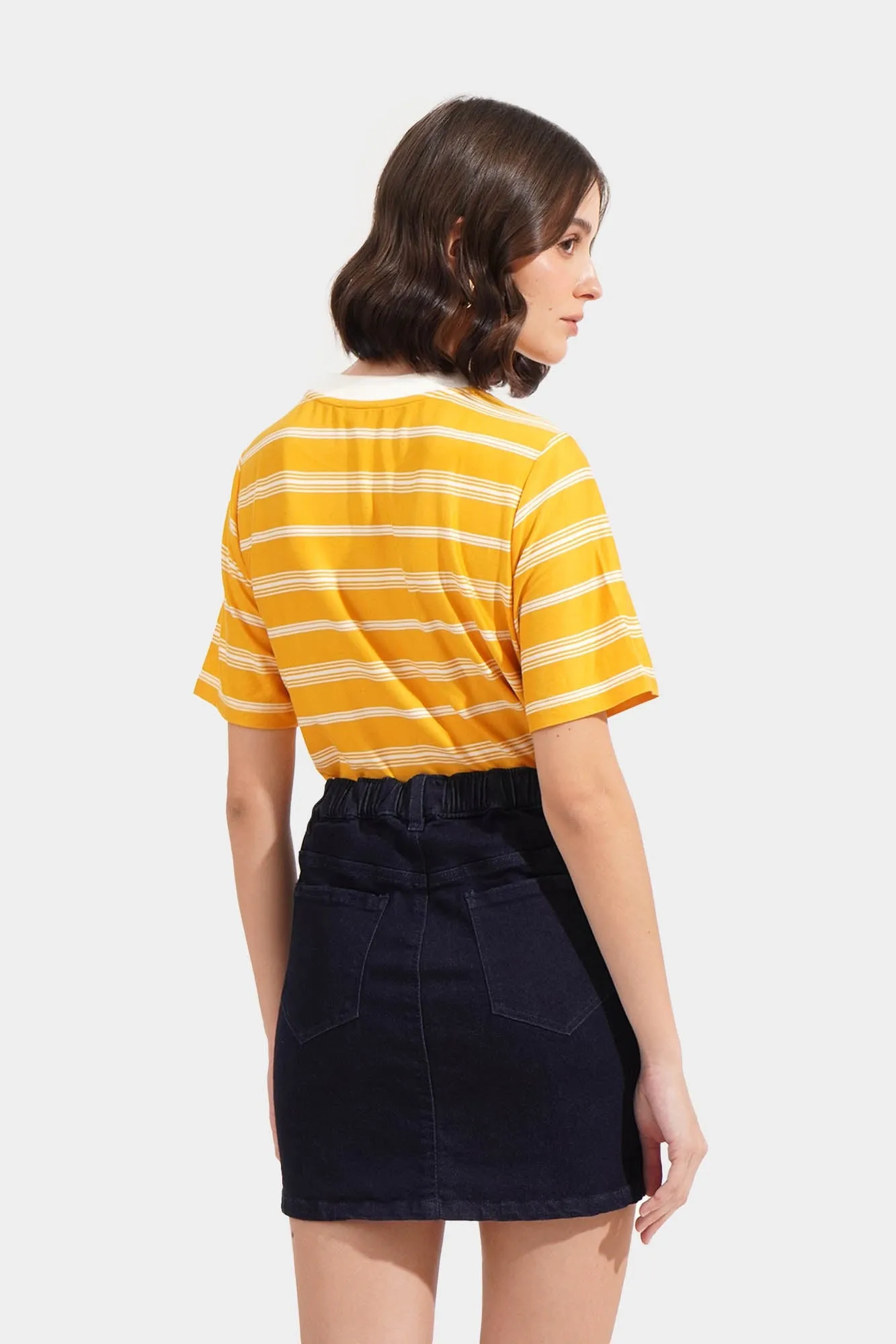 Closet Staples Striped Round Neck Tee