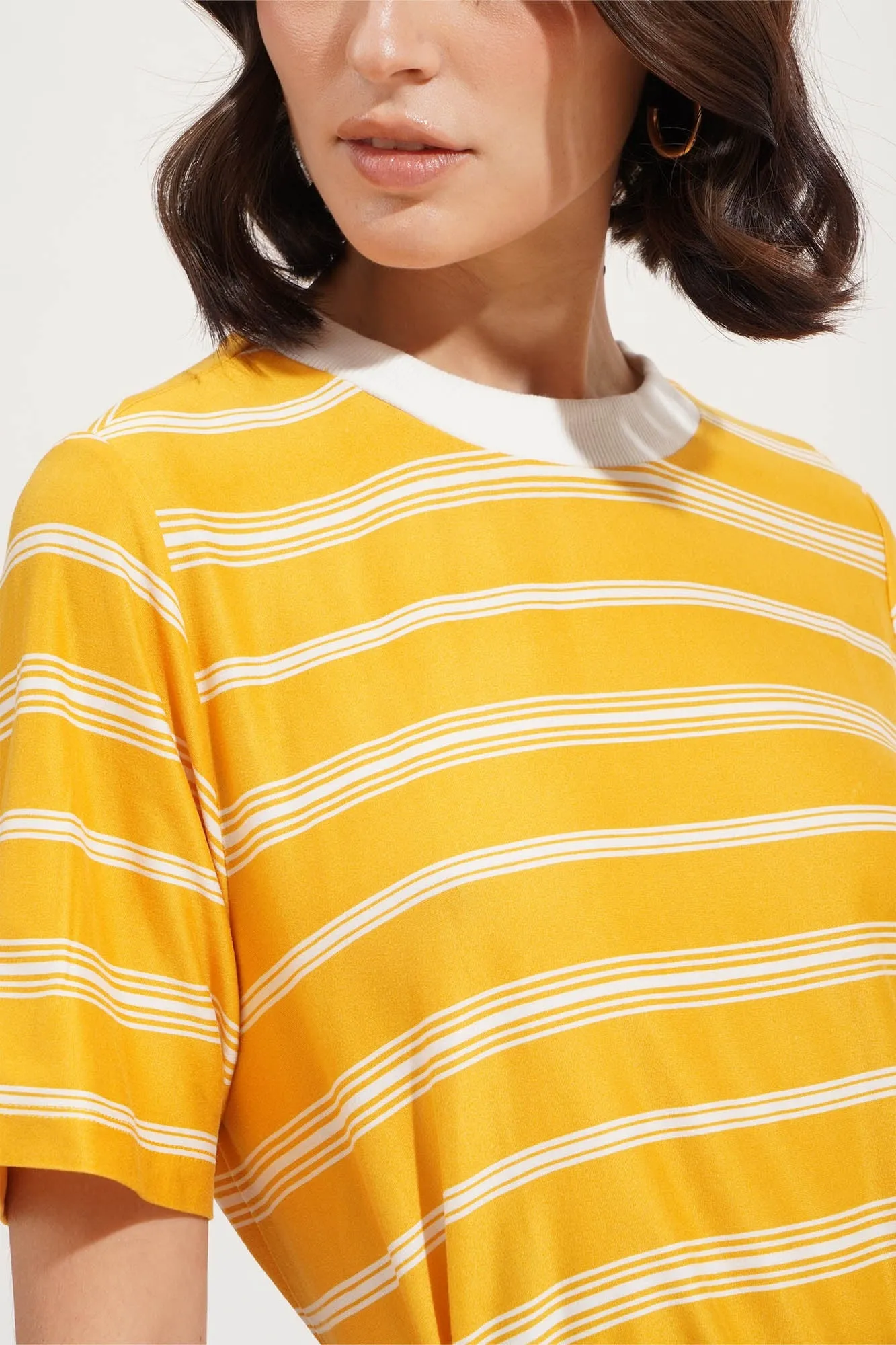 Closet Staples Striped Round Neck Tee