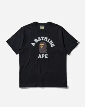 College T-Shirt Black