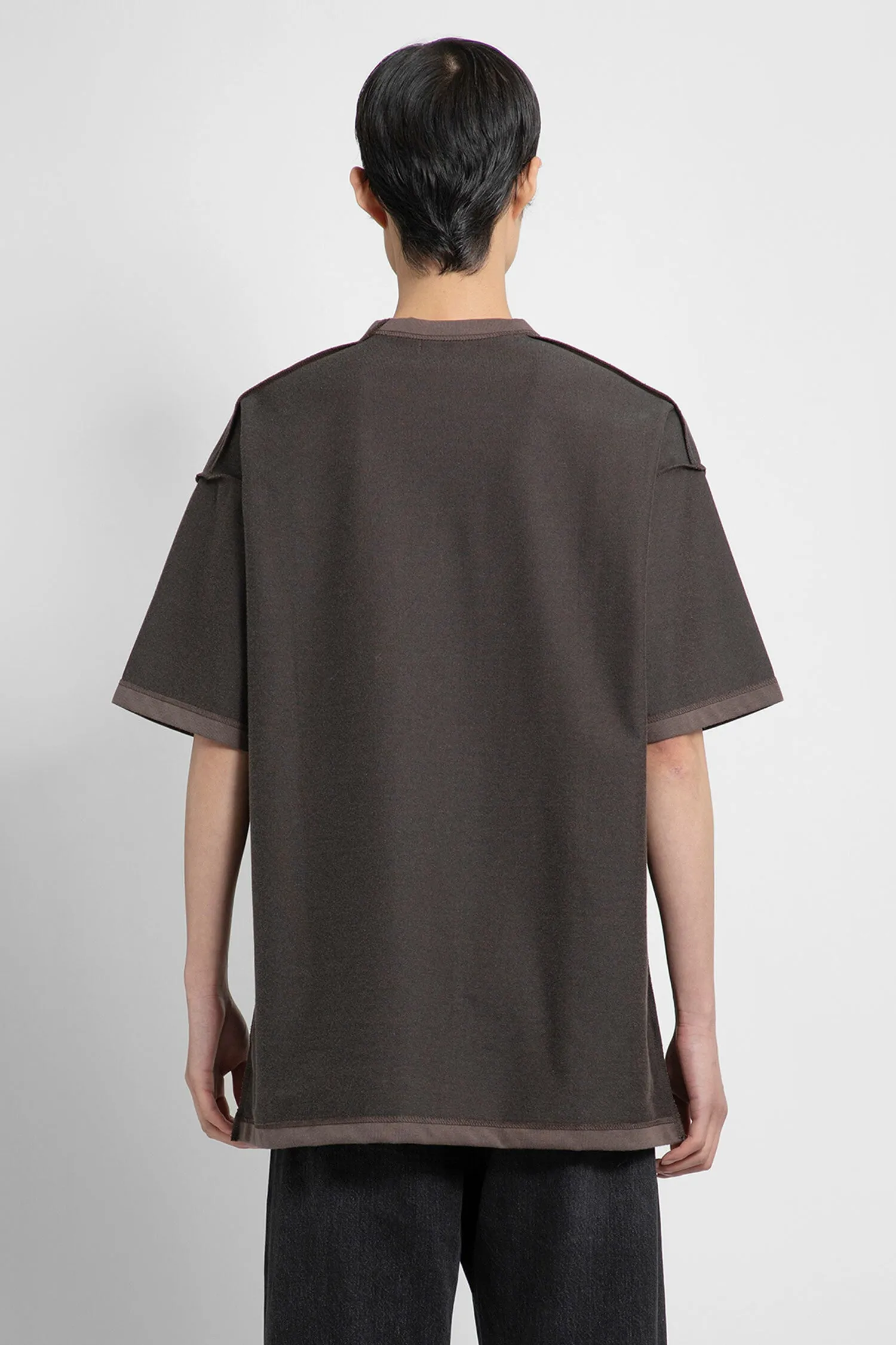 COMME DES GARCONS HOMME MAN BROWN T-SHIRTS & TANK TOPS