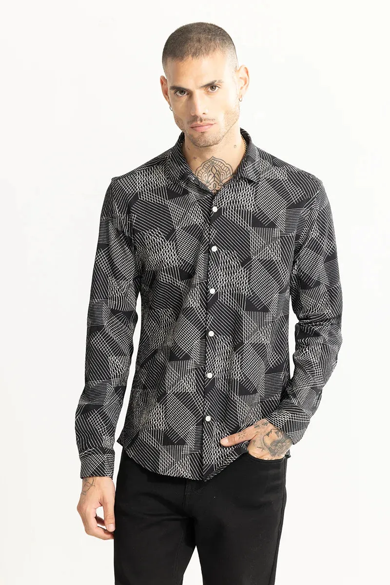 Conceptual Shape Black Shirt