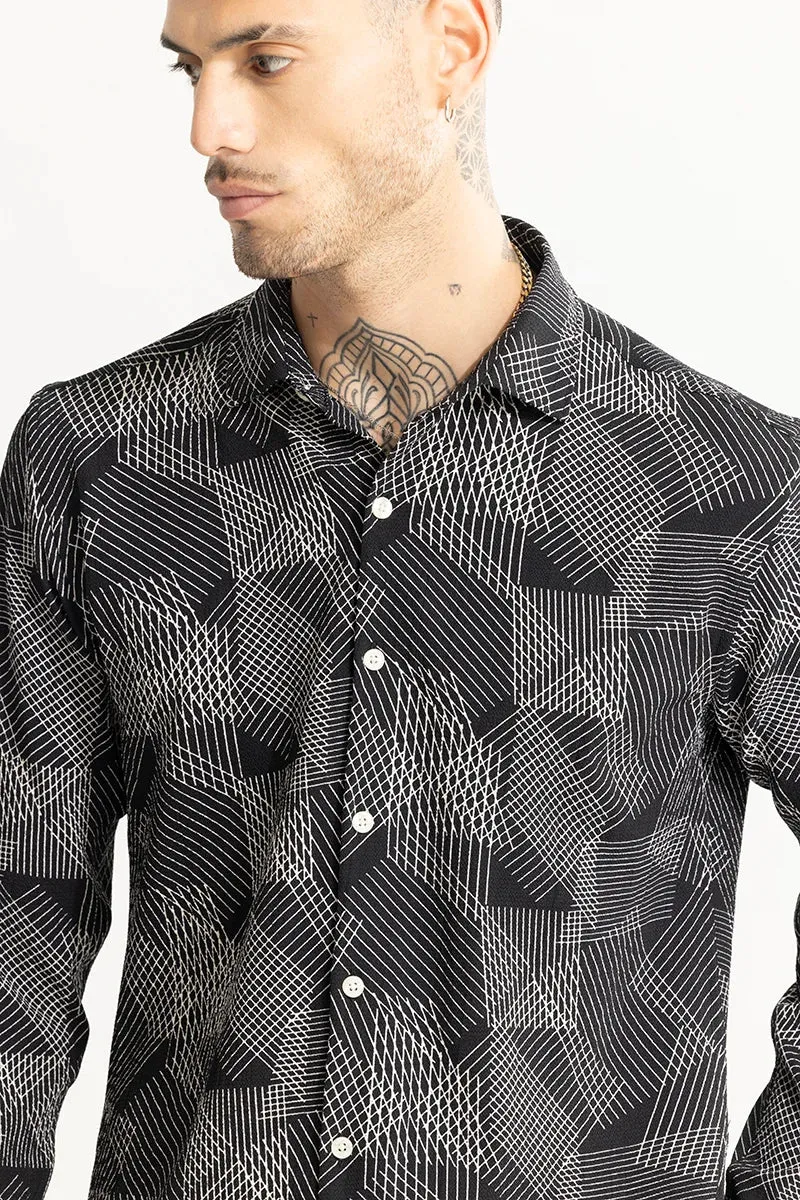 Conceptual Shape Black Shirt