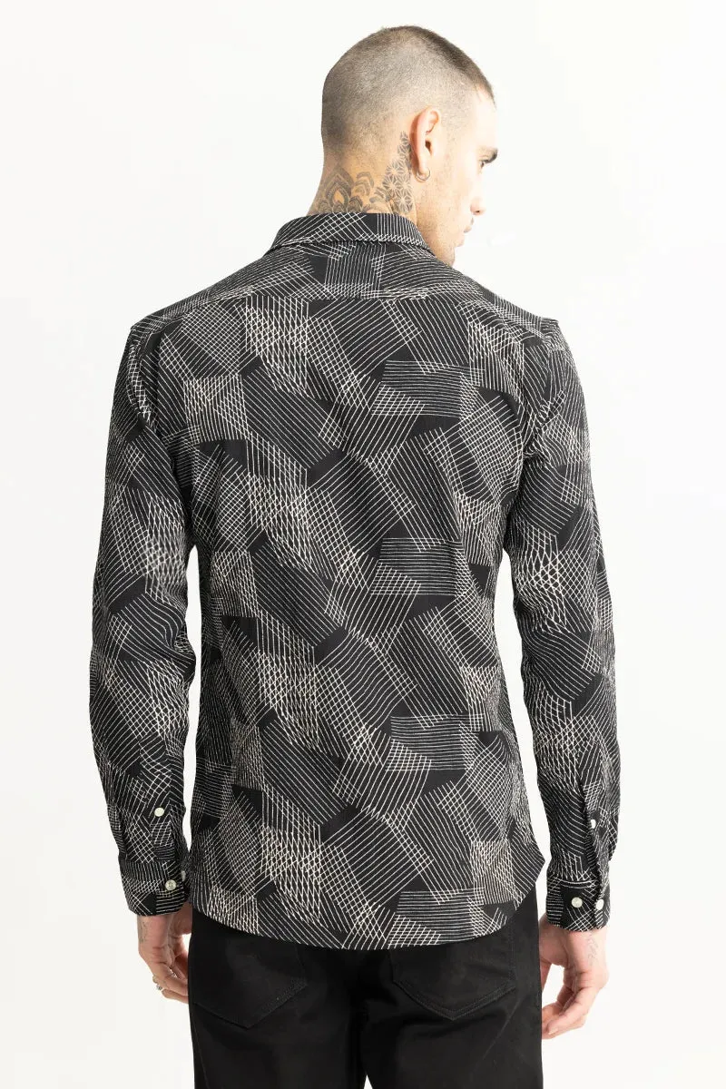 Conceptual Shape Black Shirt