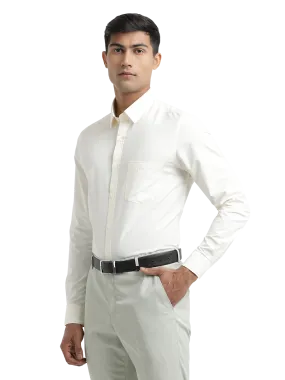 Cream Formal Core Solid Shirt - ENCLAVE_CREAM