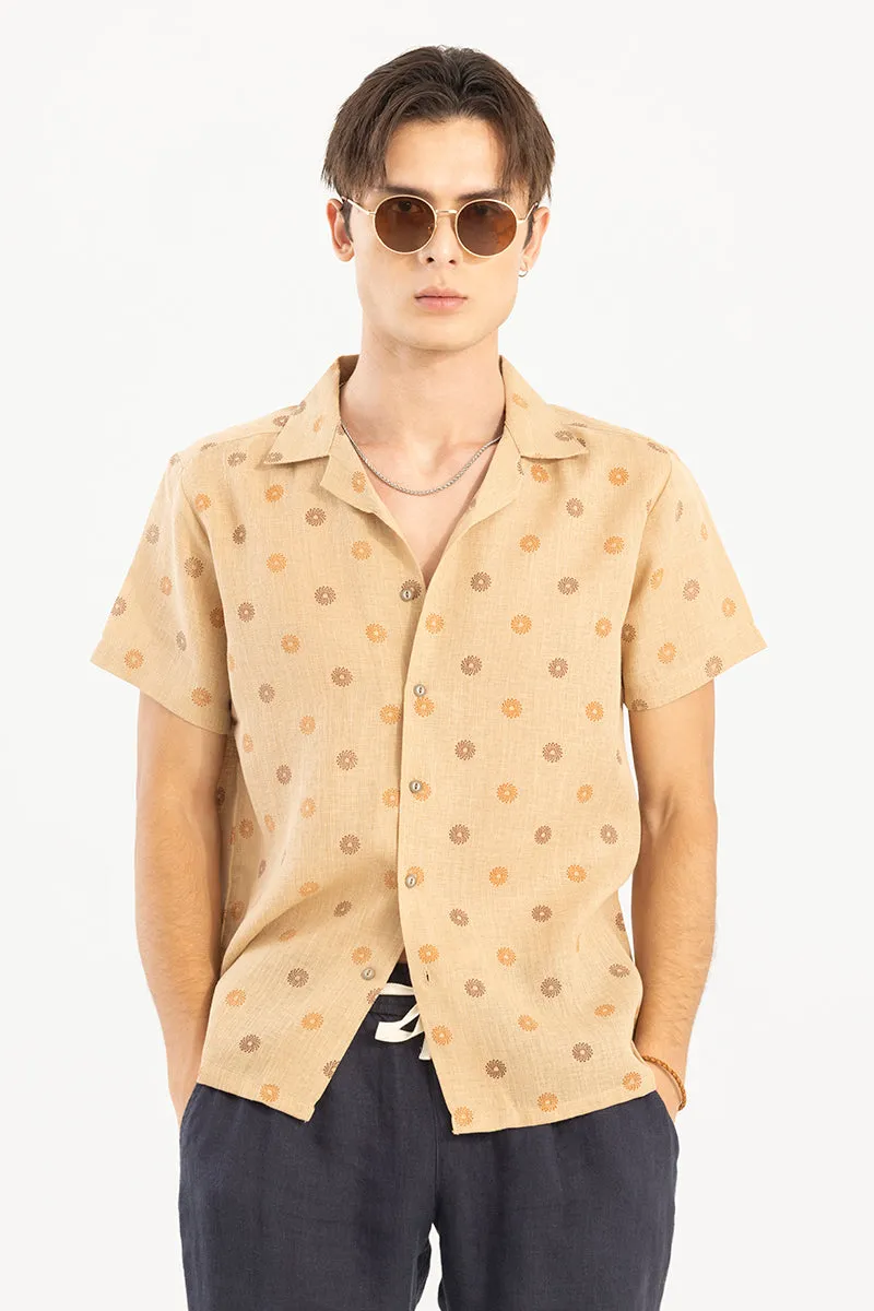 Diamond Circle Beige Shirt