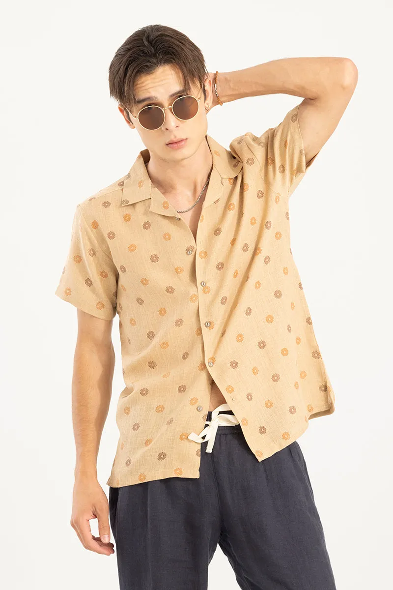 Diamond Circle Beige Shirt