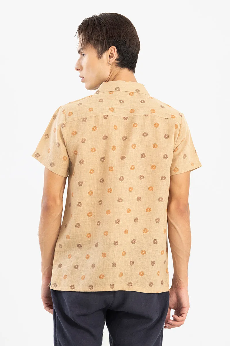 Diamond Circle Beige Shirt