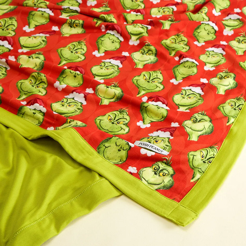 Dr. Seuss The Grinch & Mr. Grinch Luxette Patoo Blanket