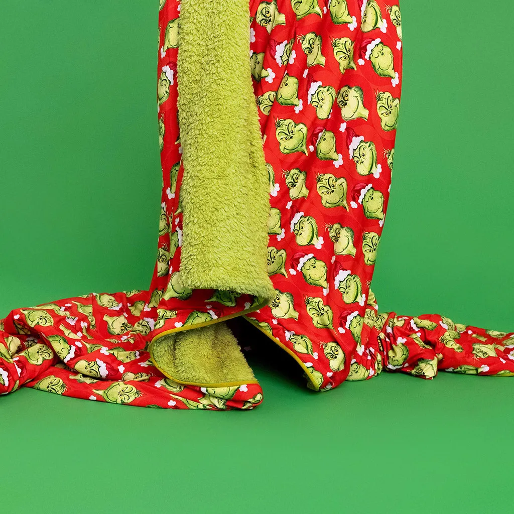 Dr. Seuss The Grinch Luxe Plush Patoo Blanket