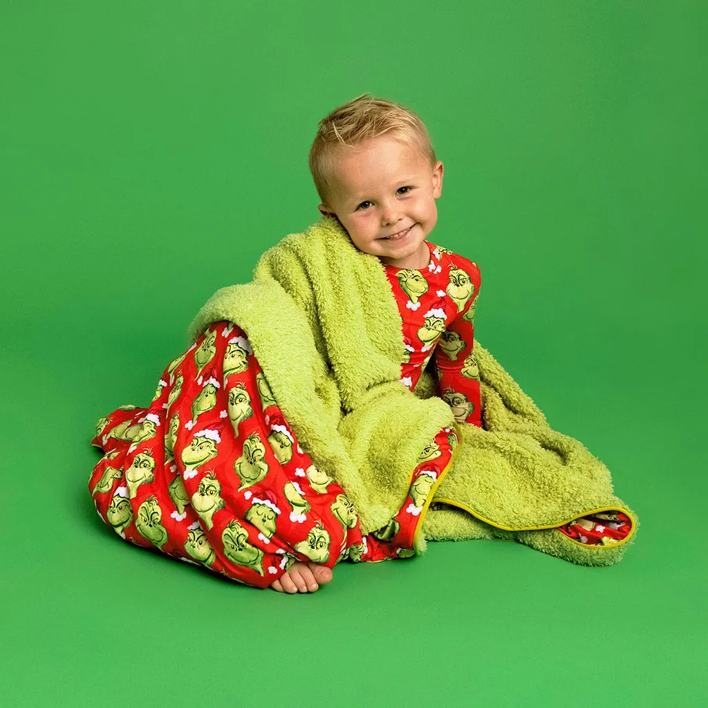 Dr. Seuss The Grinch Luxe Plush Patoo Blanket