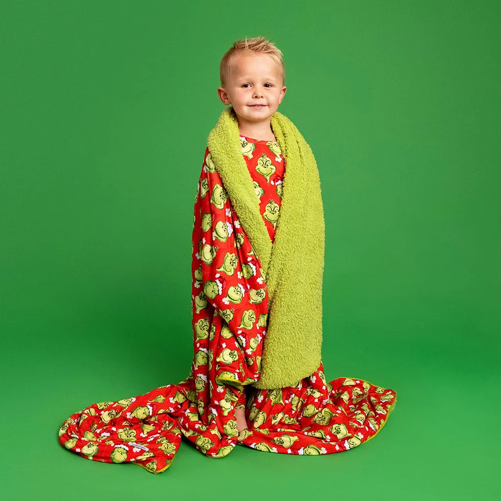 Dr. Seuss The Grinch Luxe Plush Patoo Blanket