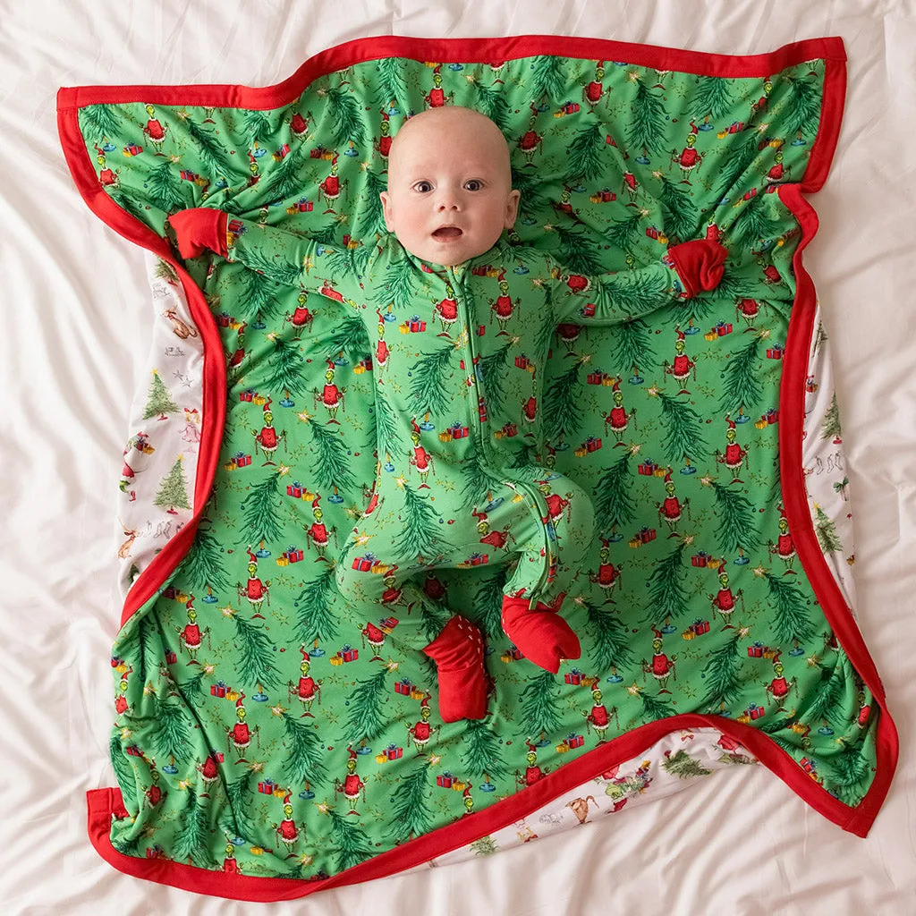 Dr. Seuss Who-ville & Merry Grinchmas Luxette Patoo Blanket